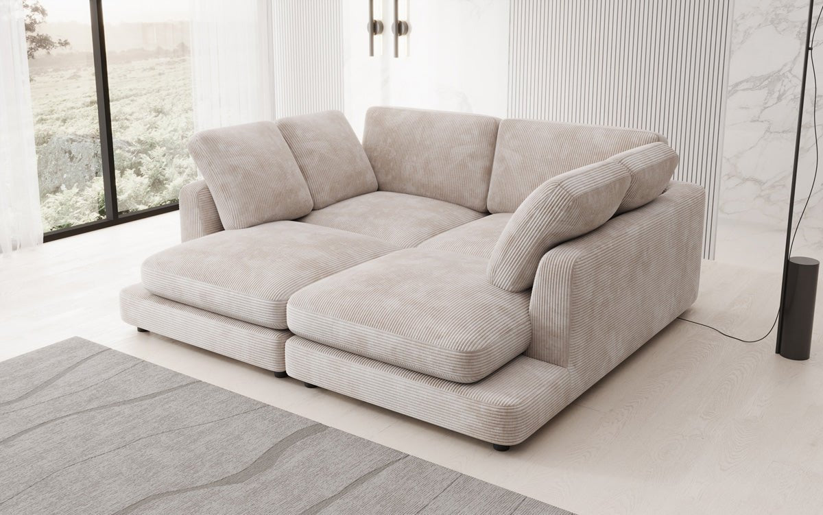 Designer Lounge-Sofa Thalessa in Cord