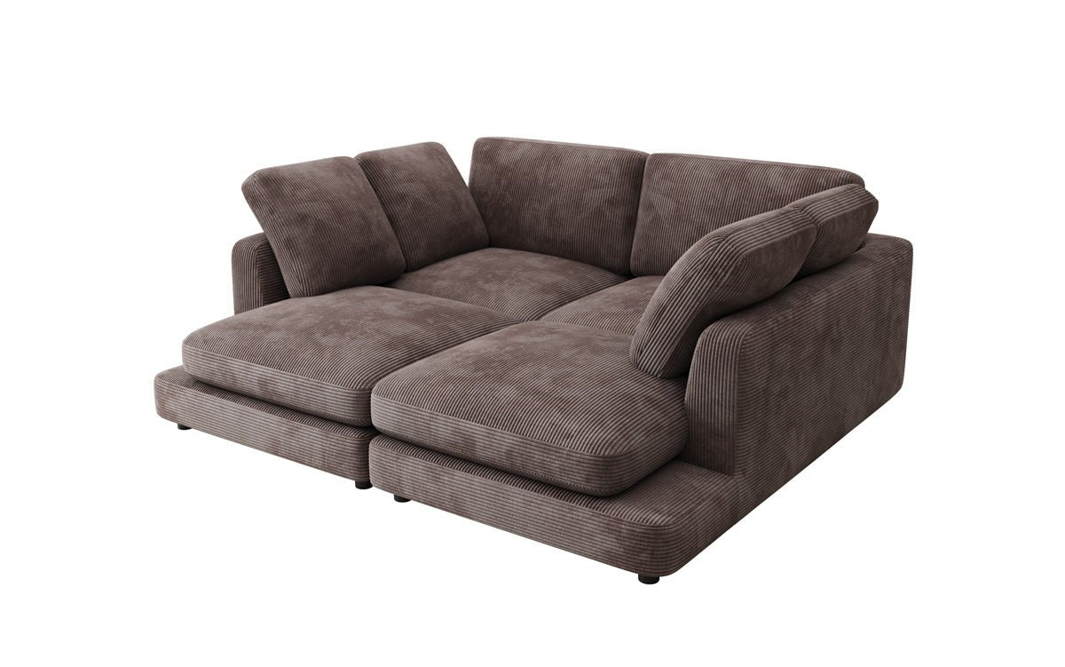 Designer Lounge-Sofa Thalessa in Cord