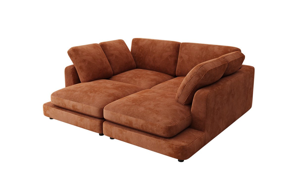 Designer Lounge-Sofa Thalessa in Cord