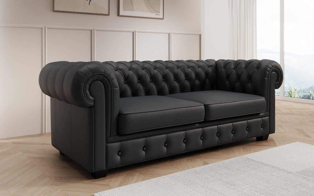 Chesterfield Royal 3+2+1 Sofa Set in Echtleder