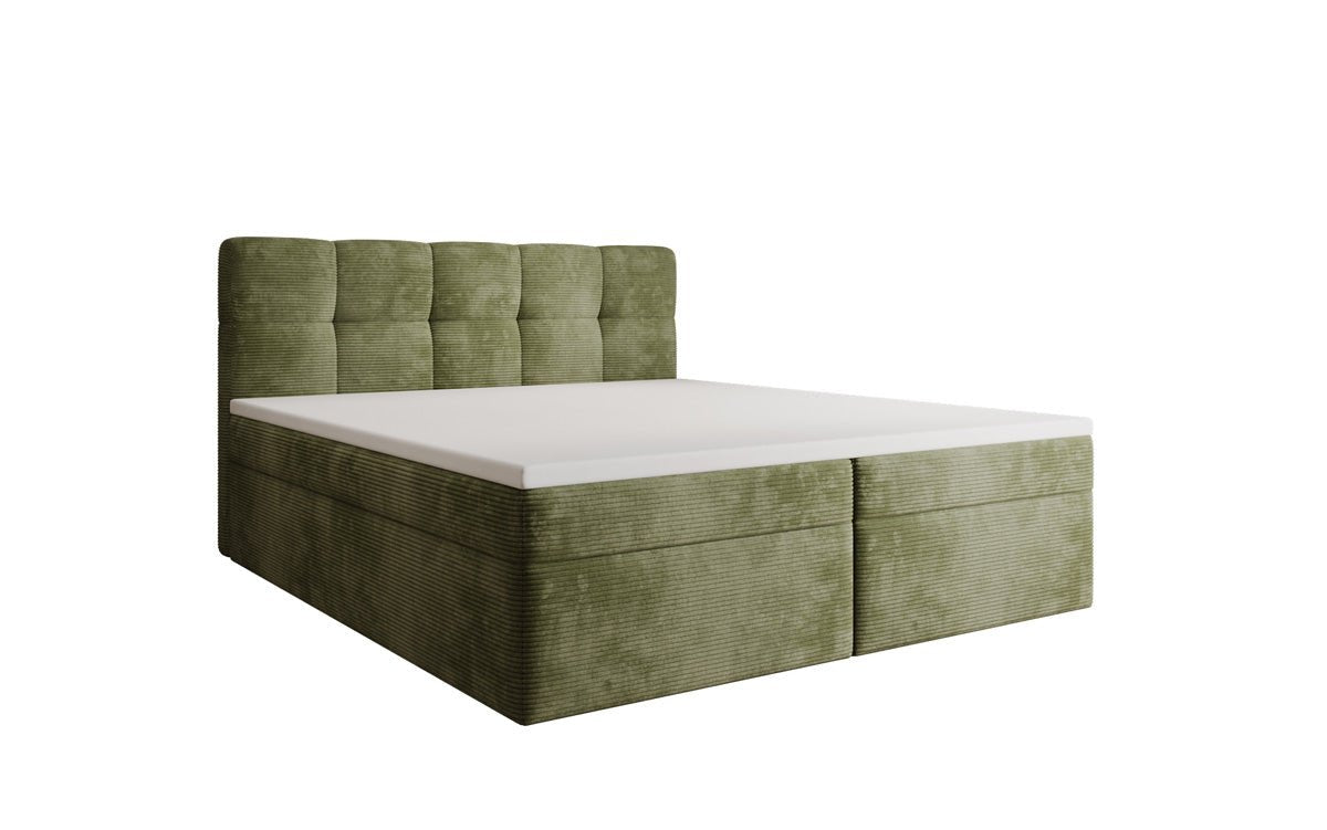 Boxspringbett Cozy II in Cord mit Stauraum