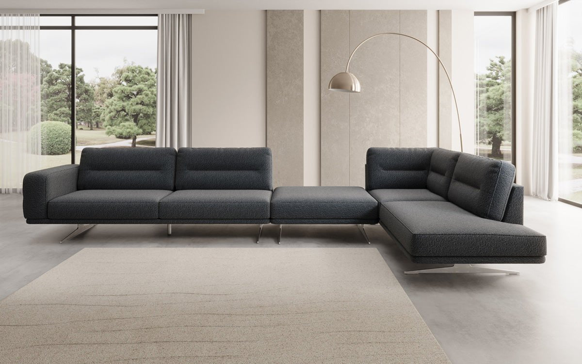 Designer Sofa Torino L Maxi in Bouclé
