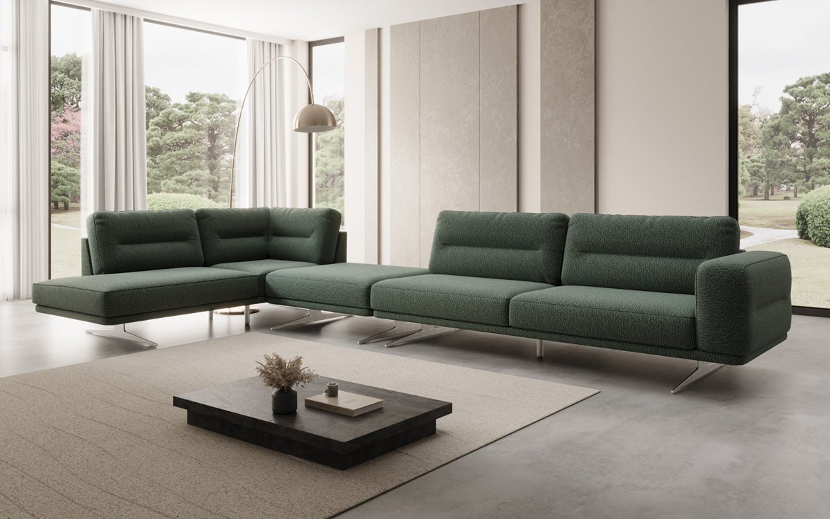 Designer Sofa Torino L Maxi in Bouclé