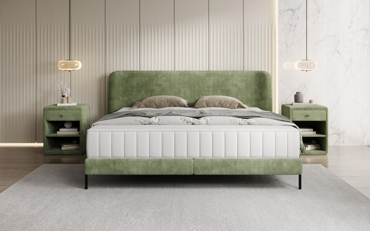Designer Polsterbett Enna in Cord