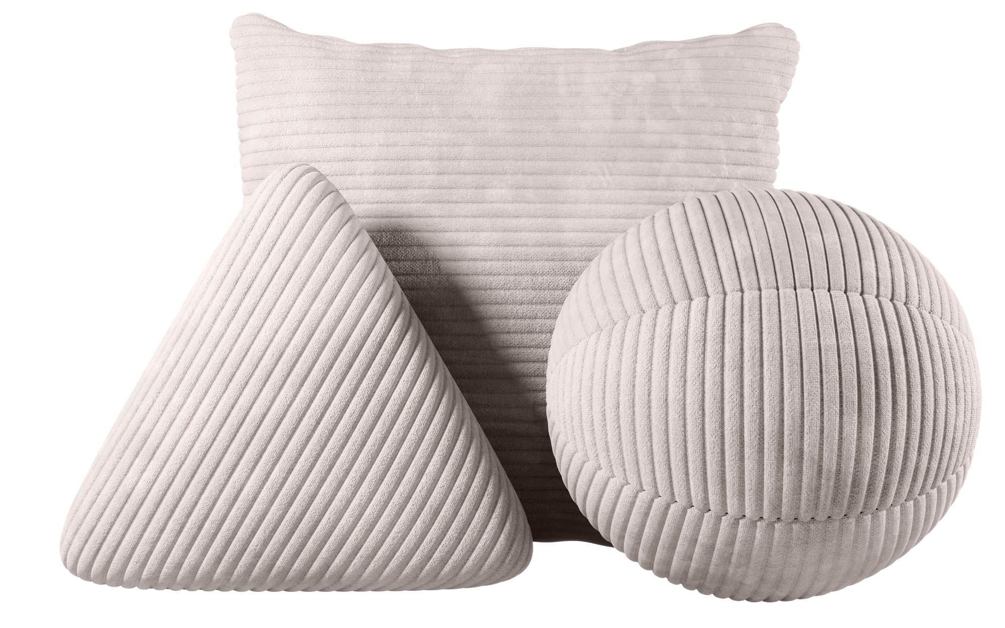 Zierkissen Set Gava/Sphere/Nook aus Cord