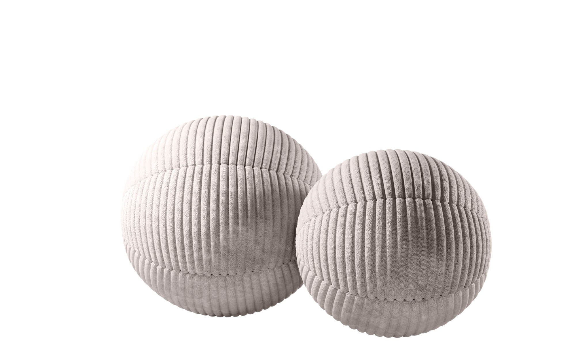 Zierkissen Set Globe/Sphere aus Cord