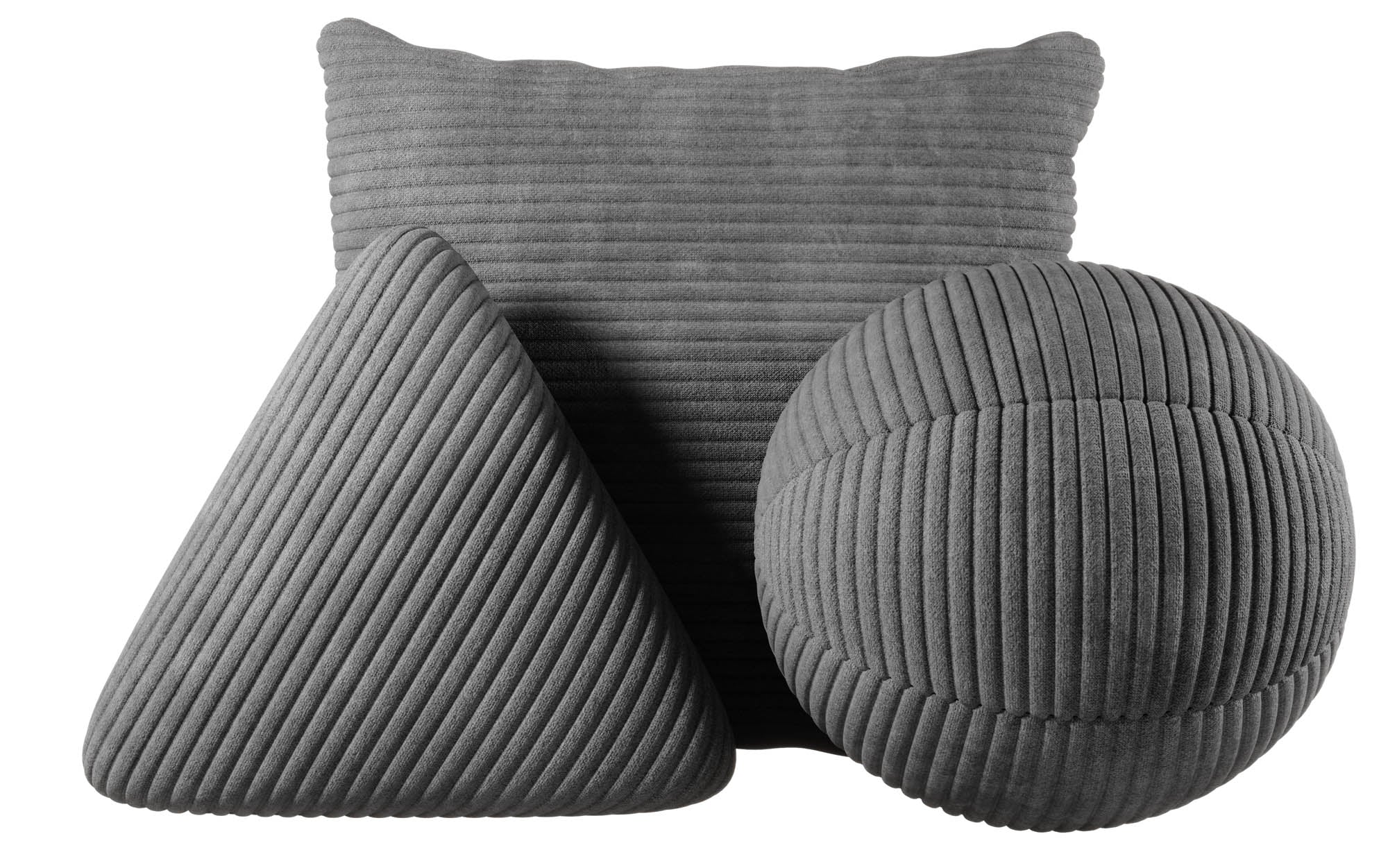 Zierkissen Set Gava/Sphere/Nook aus Cord