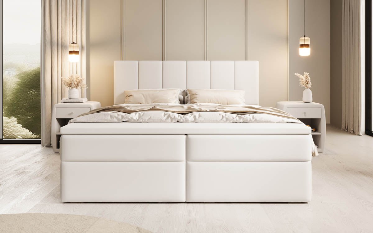 Boxspringbett Aurelia Kunstleder mit Stauraum