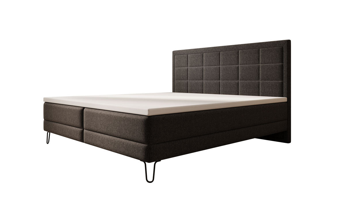 Boxspringbett Mariella mit Füßen in Stoff