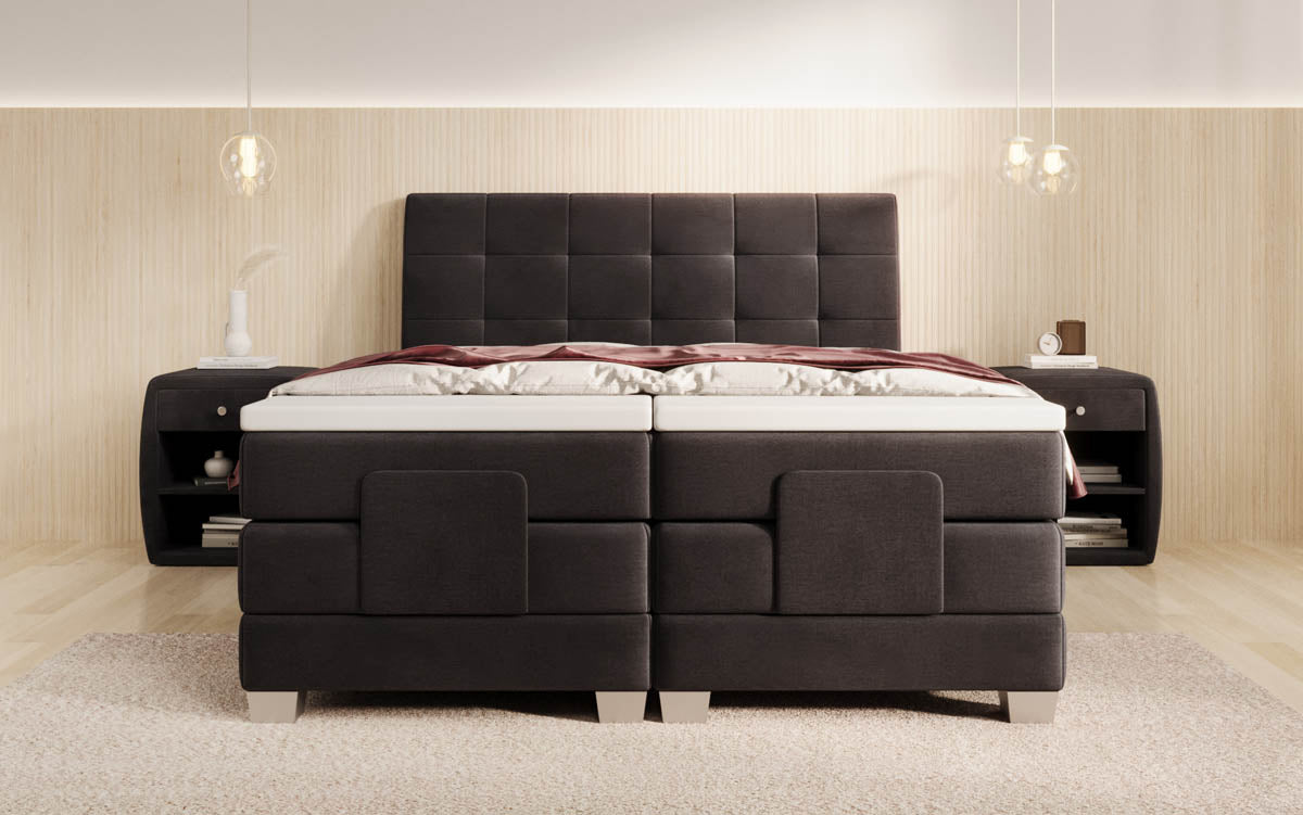 Boxspringbett Amara Samt elektrisch verstellbar