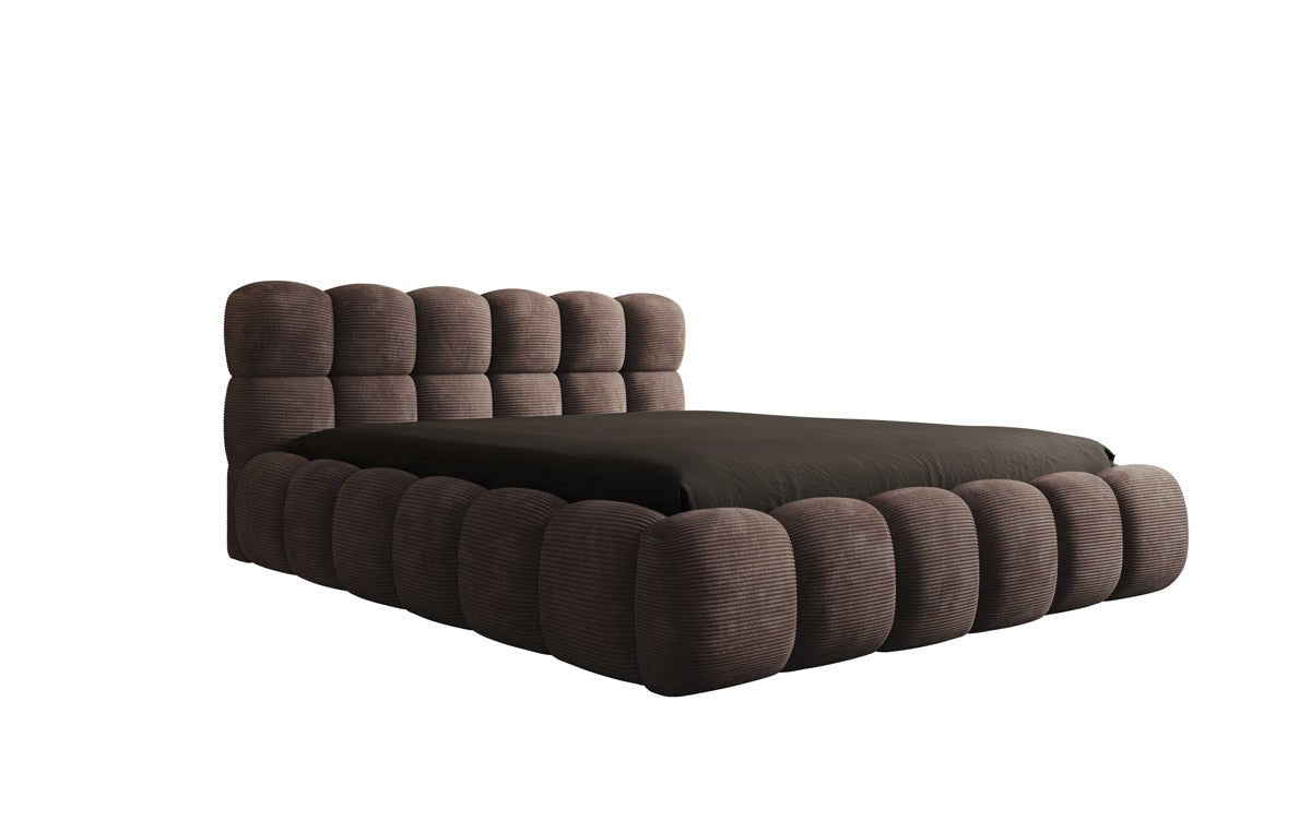 Designer Polsterbett Boston Cord mit Stauraum