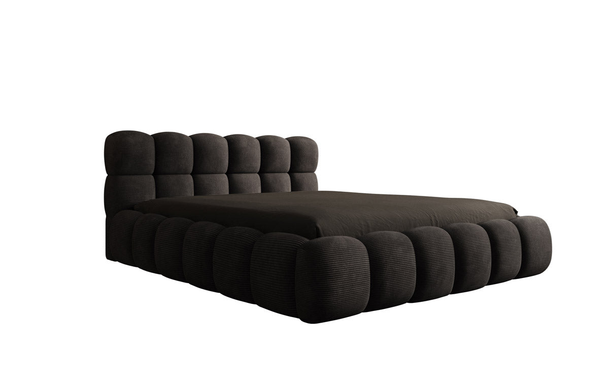 Designer Polsterbett Boston Cord mit Stauraum