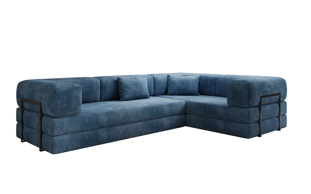 Designer Sofa Lazy L closed in Cord