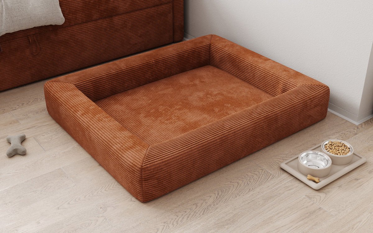 Hundebett Cordino 100 × 120 cm in Cord