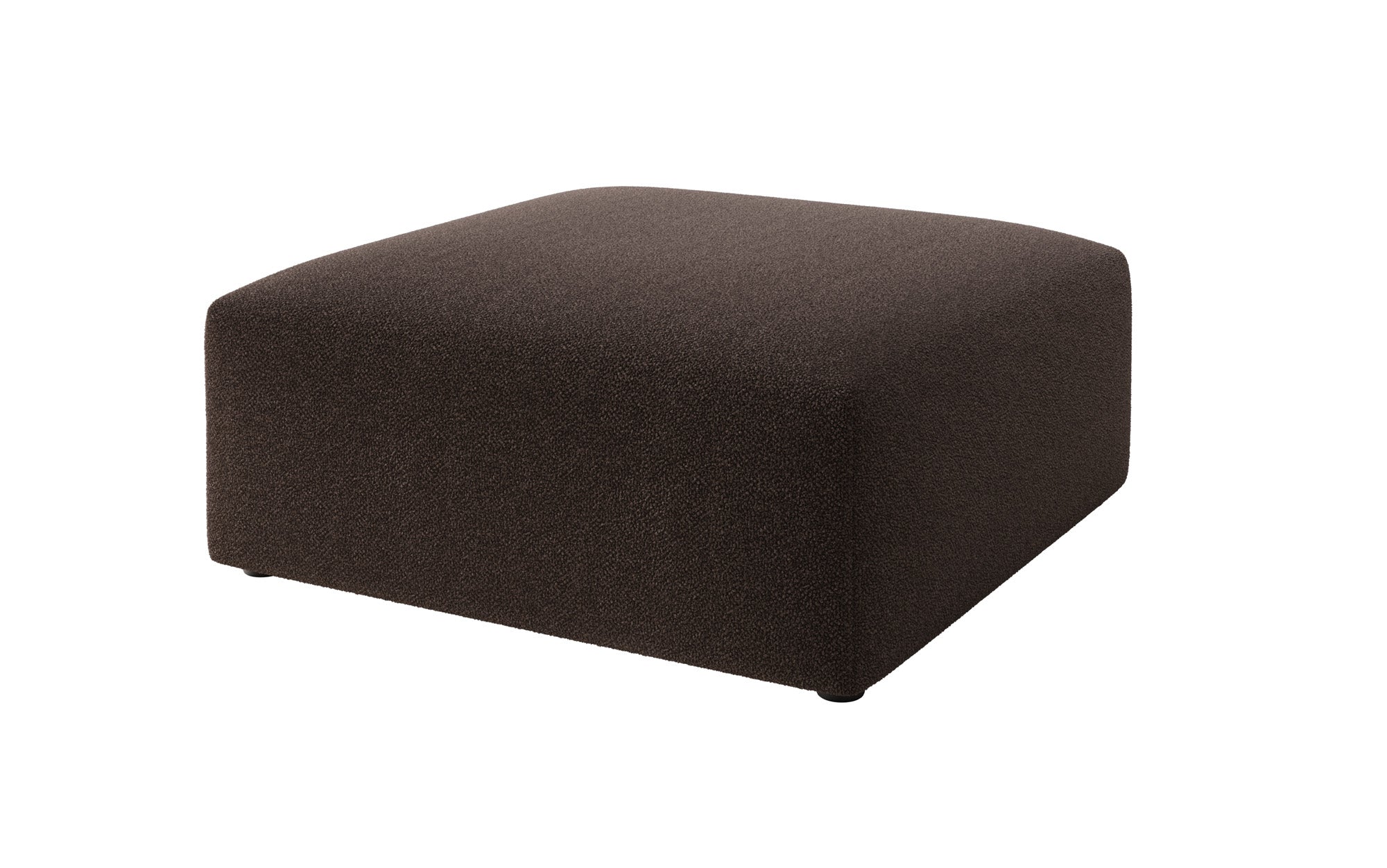 Beistellhocker 80 cm Snug aus Bouclé