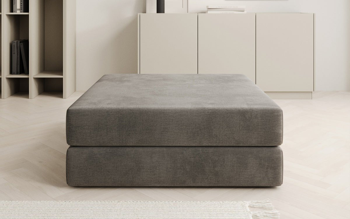 Beistellhocker Lazy in Samt