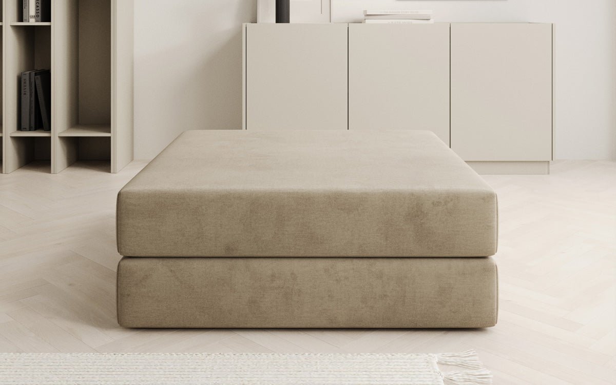 Beistellhocker Lazy in Samt