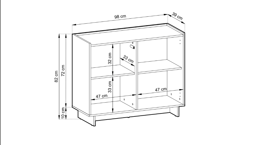 Designer Kommode Kiyora