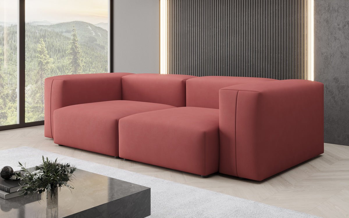 Designer 2 Sitzer Sofa Snug in Stoff