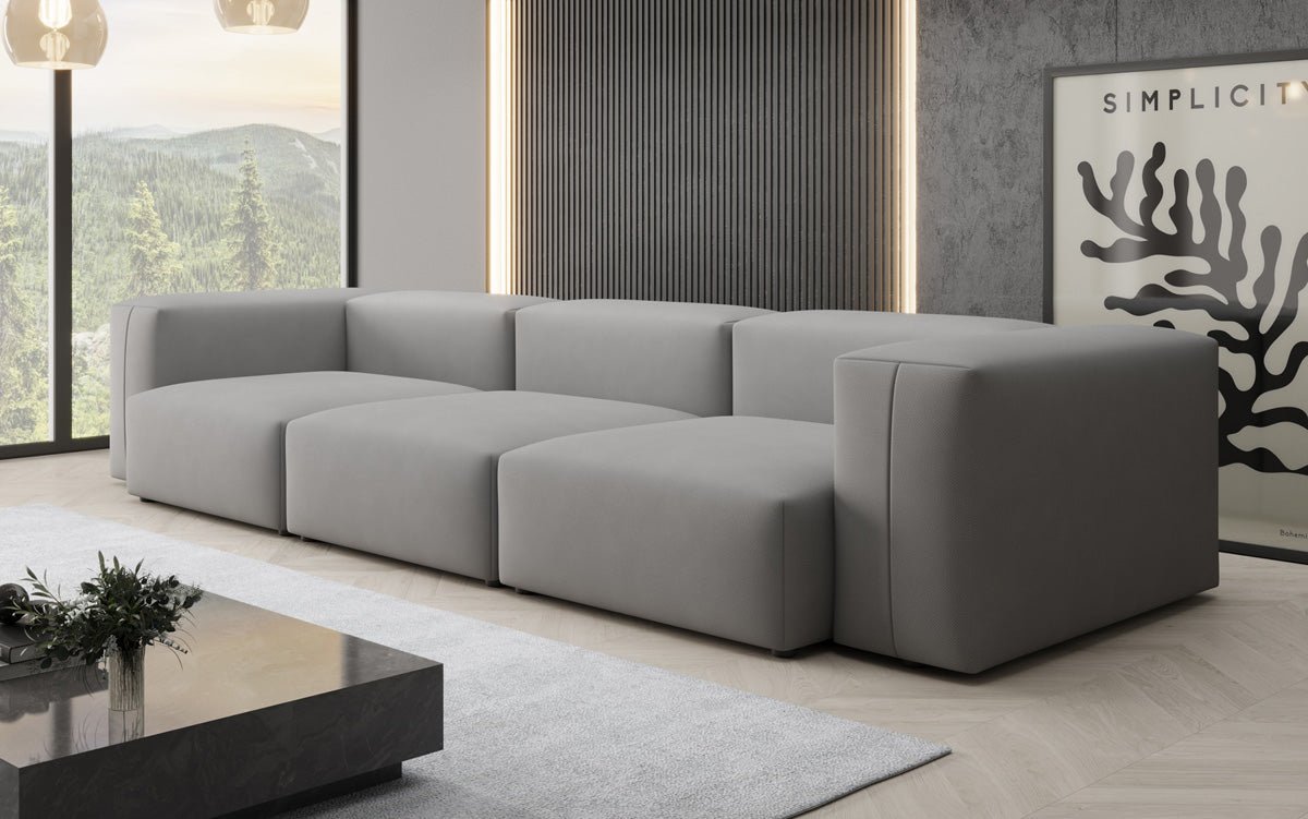 Designer 3 Sitzer Sofa Snug in Stoff
