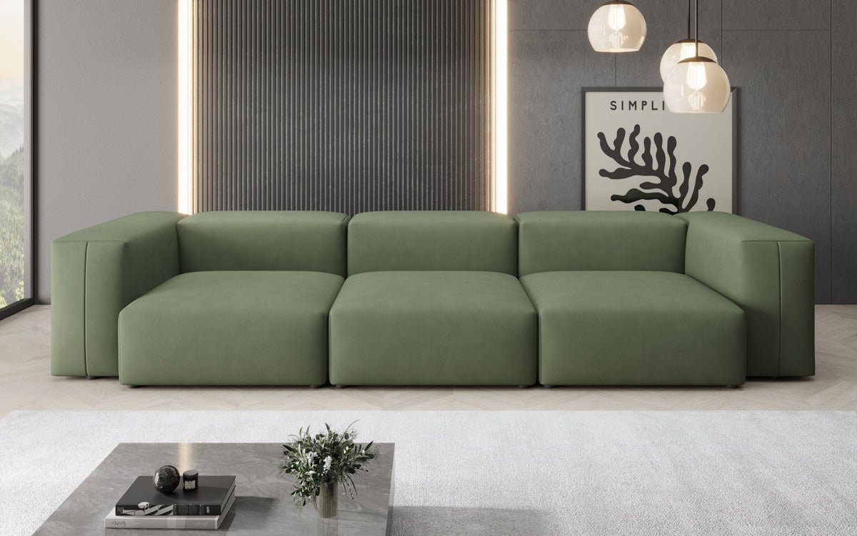 Designer 3 Sitzer Sofa Snug in Stoff