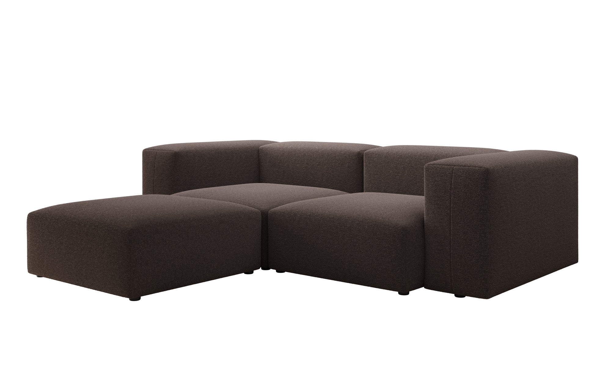 Designer L Sofa Snug Mini in Bouclé