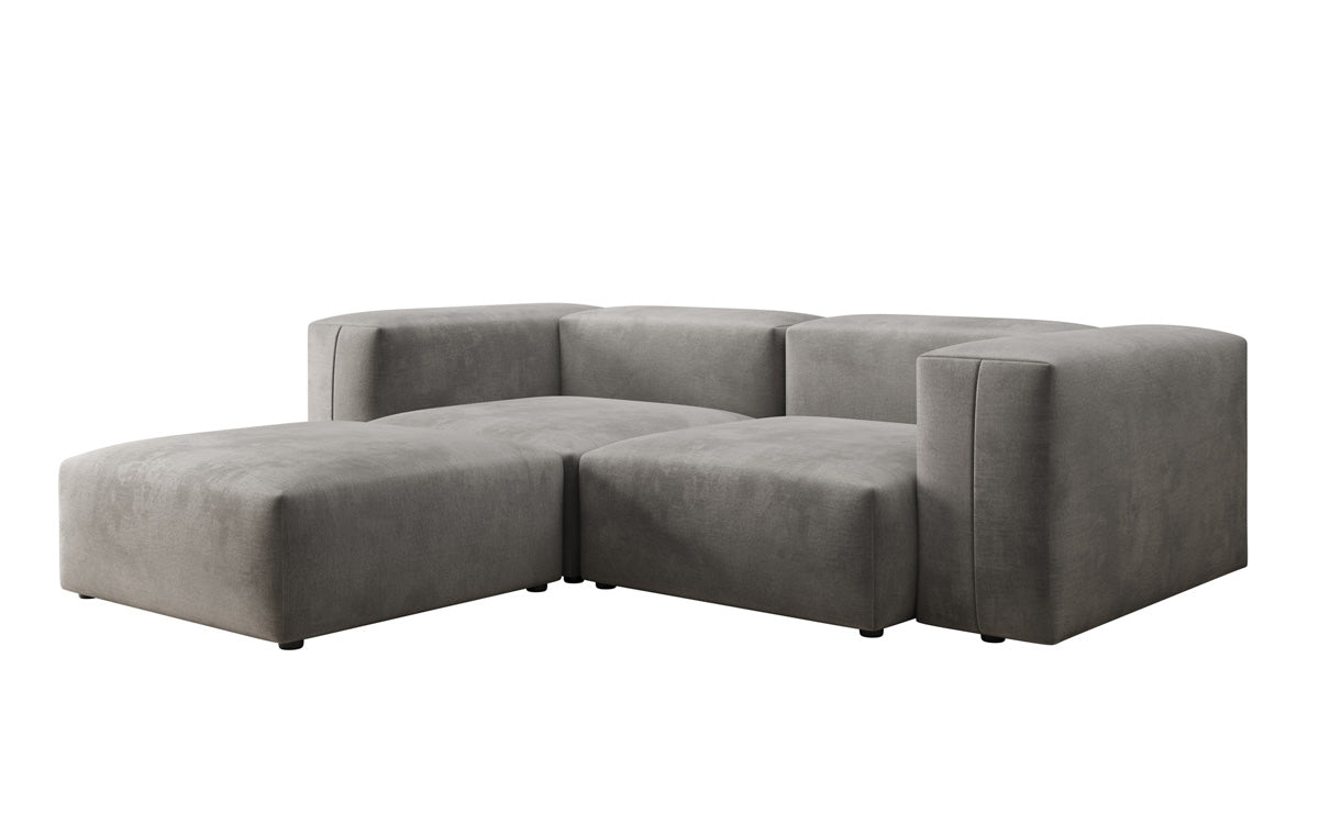 Designer Ecksofa Snug Mini in Samt