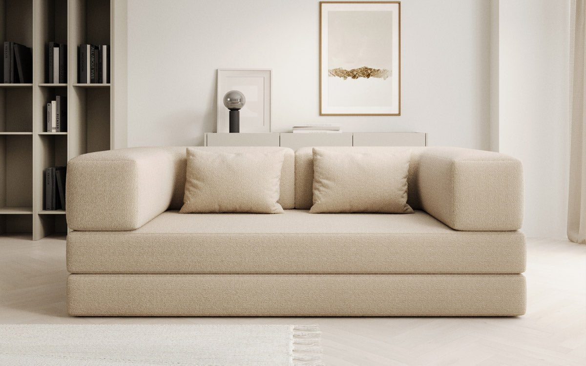 Designer Sofa Lazy 3 Sitzer in Bouclé