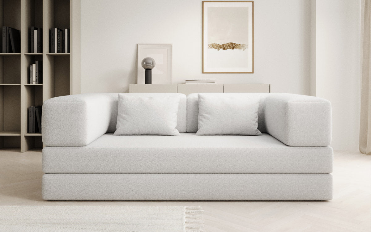 Designer Sofa Lazy 3 Sitzer in Bouclé