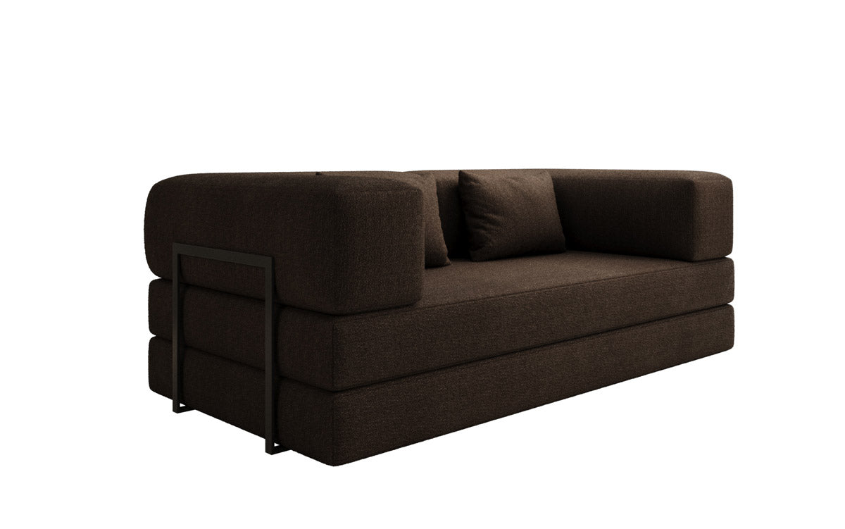 Designer Sofa Lazy 3 Sitzer in Bouclé