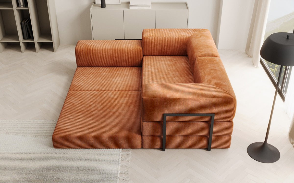 Designer Sofa Lazy L Mini in Cord