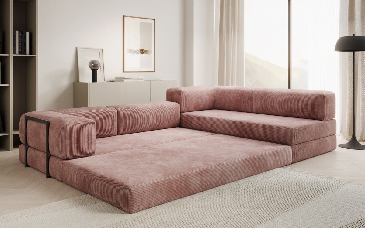 Designer Sofa Lazy L in Cord