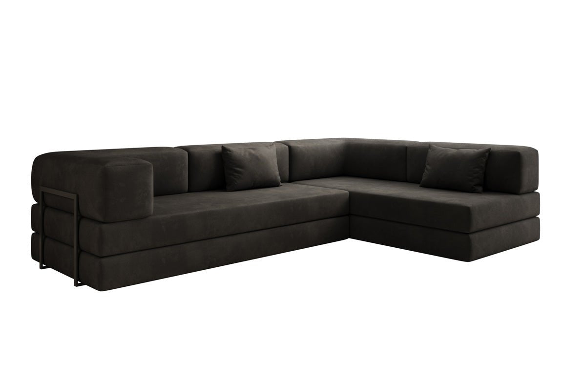 Designer Sofa Lazy L in Samt