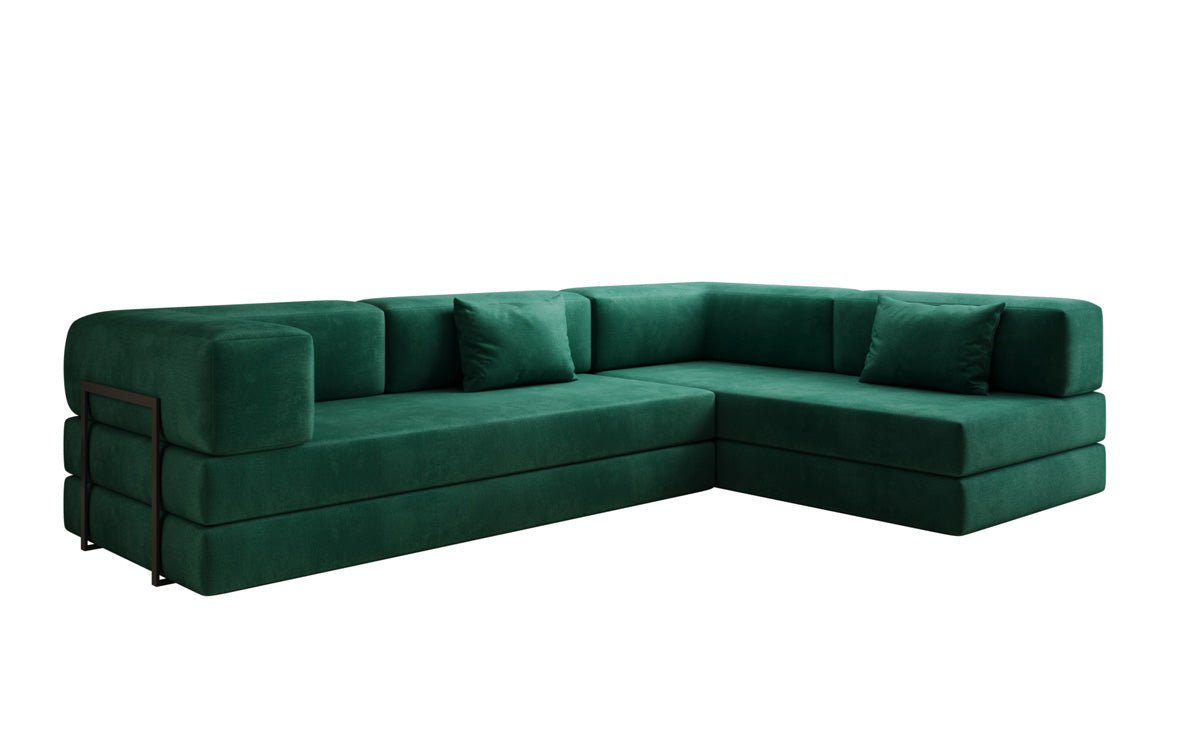 Designer Sofa Lazy L in Samt