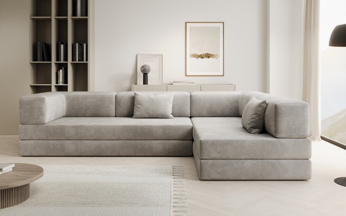 Designer Sofa Lazy L in Samt