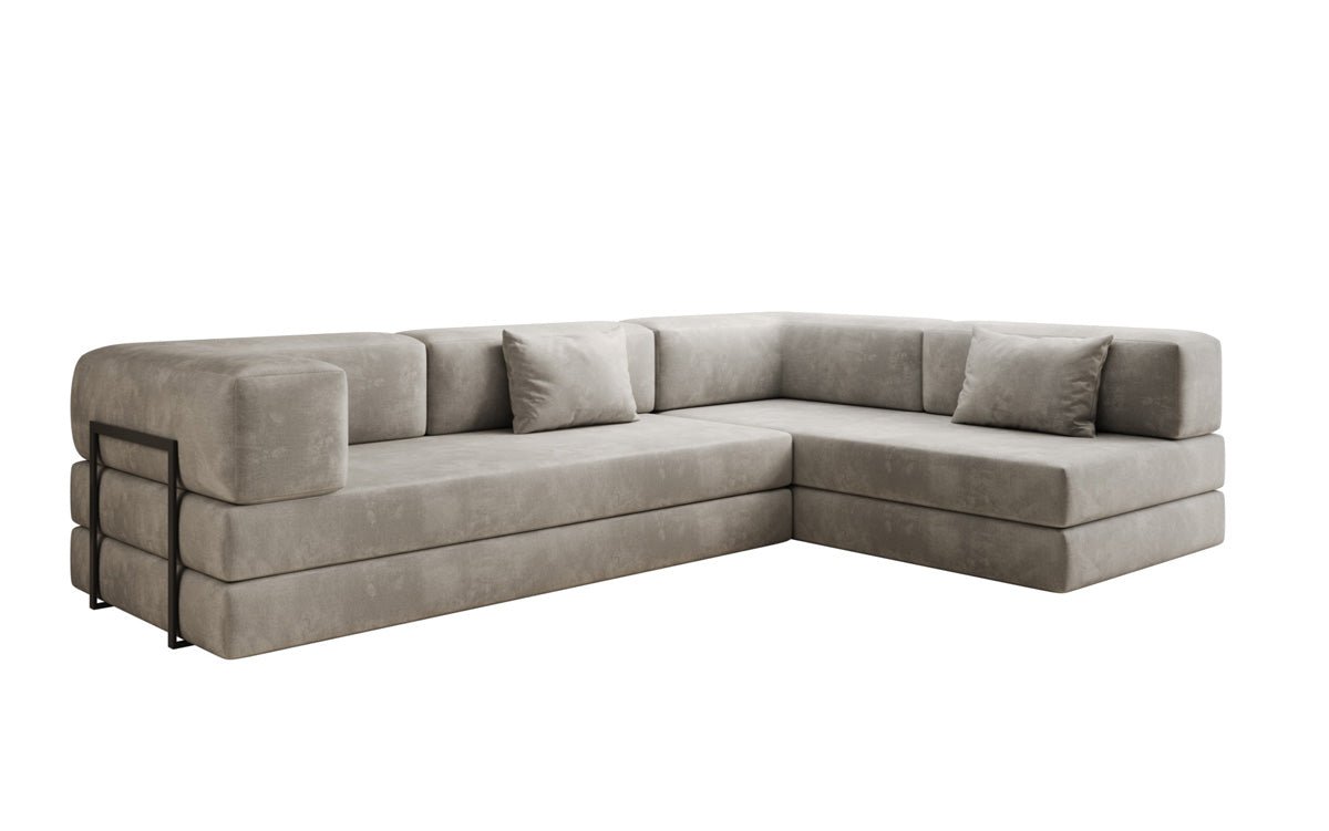 Designer Sofa Lazy L in Samt