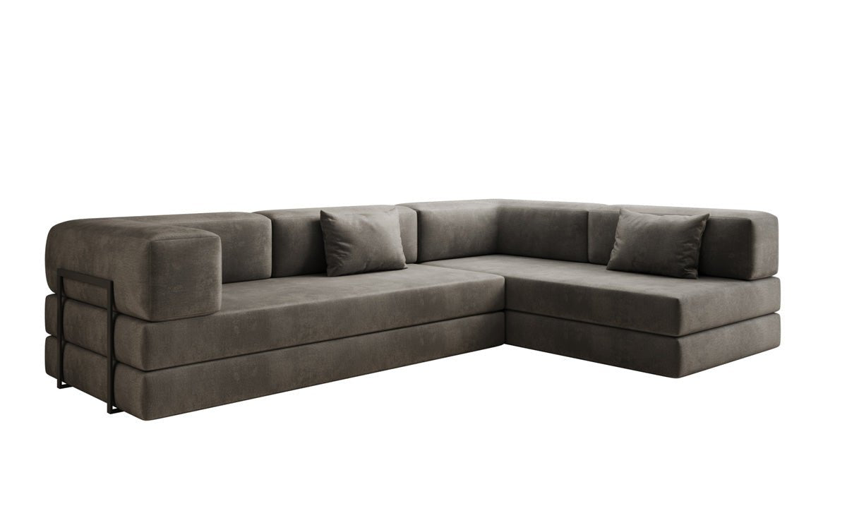 Designer Sofa Lazy L in Samt