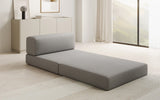 Designer Sofa Mittelmodul Lazy in Bouclé