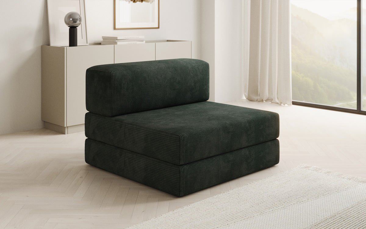 Designer Sofa Mittelmodul Lazy in Cord