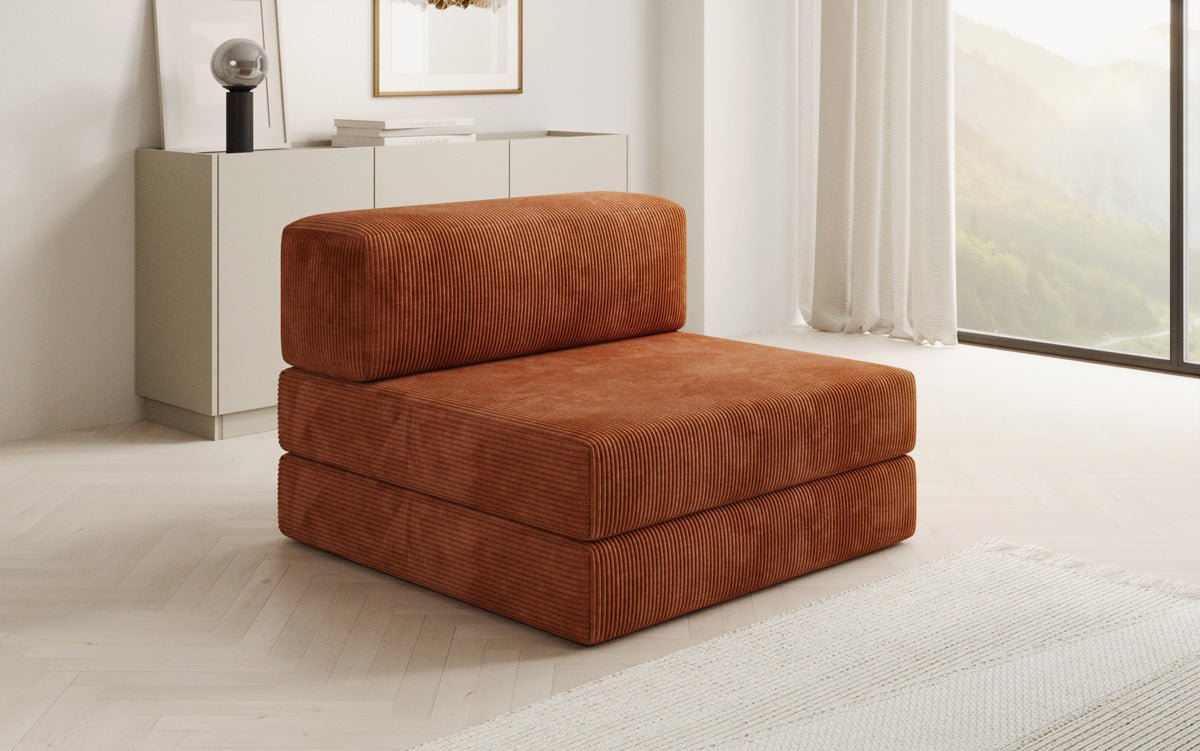 Designer Sofa Mittelmodul Lazy in Cord