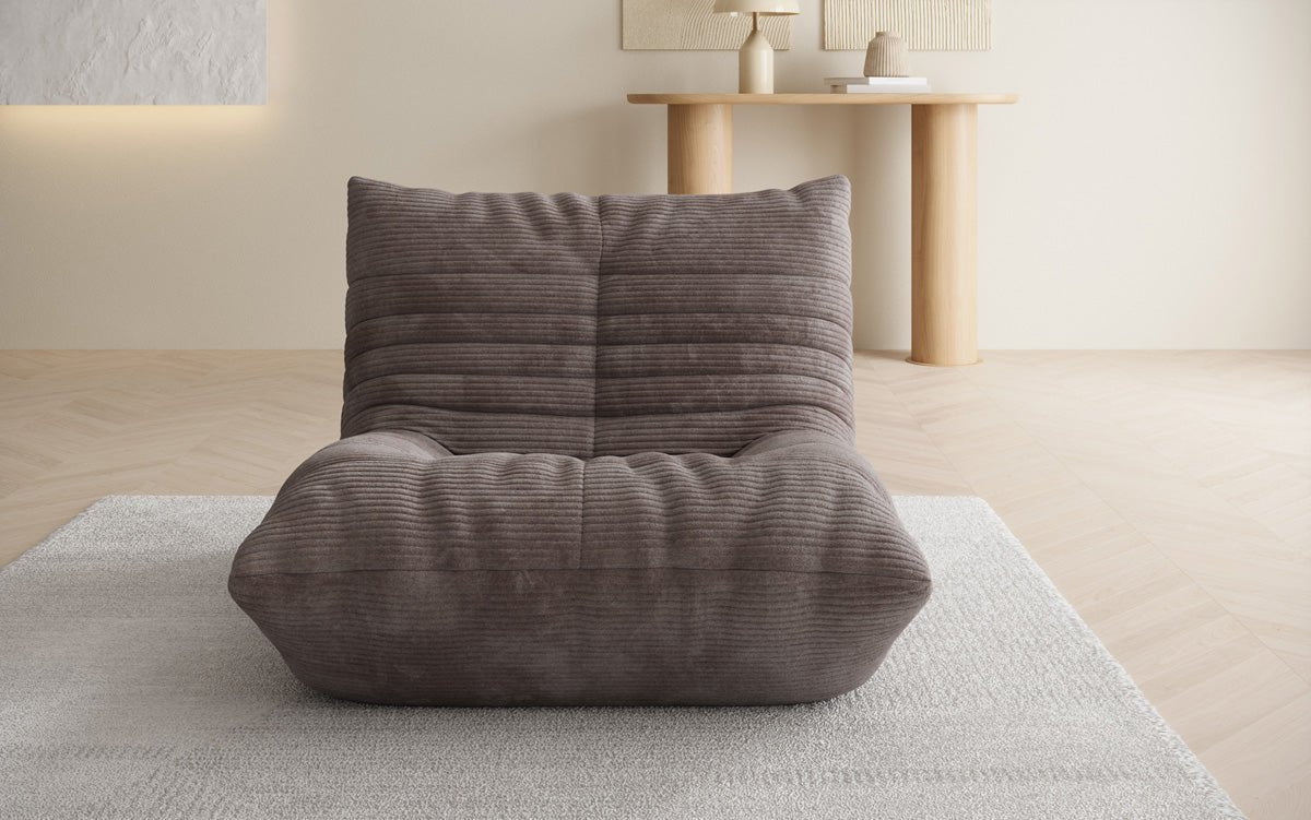 Designer Sofa-Sessel Calmo in Cord