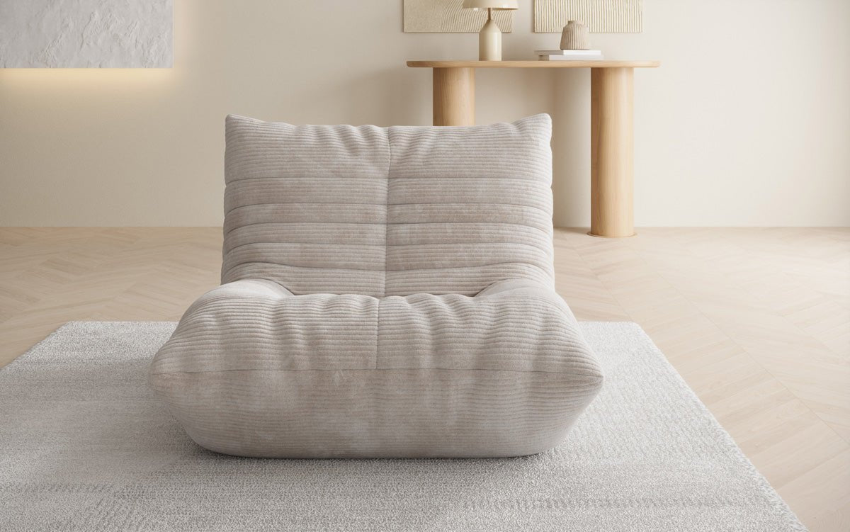 Designer Sofa-Sessel Calmo in Cord