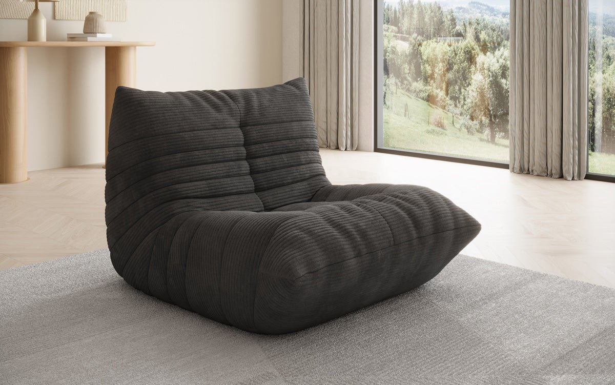 Designer Sofa-Sessel Calmo in Cord