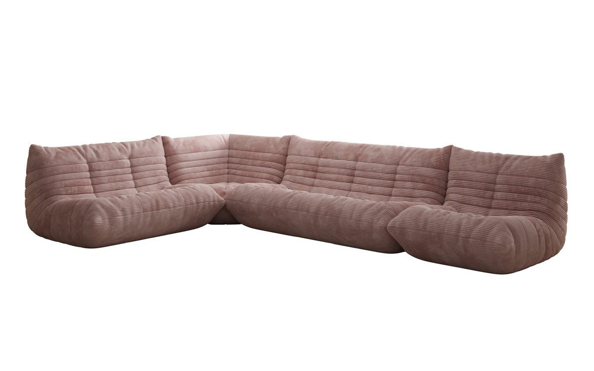 Designer Sofa Wohnlandschaft Calmo in Cord