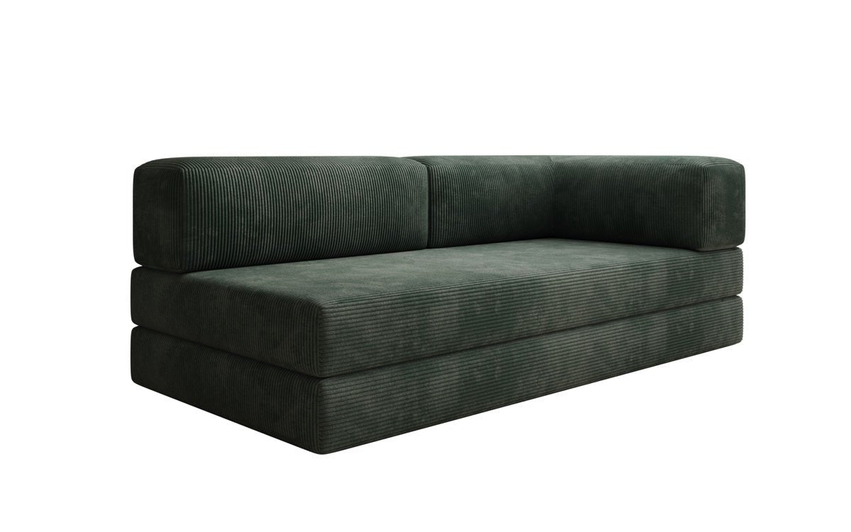 Designer Sofa/Chaise Longue Lazy in Cord