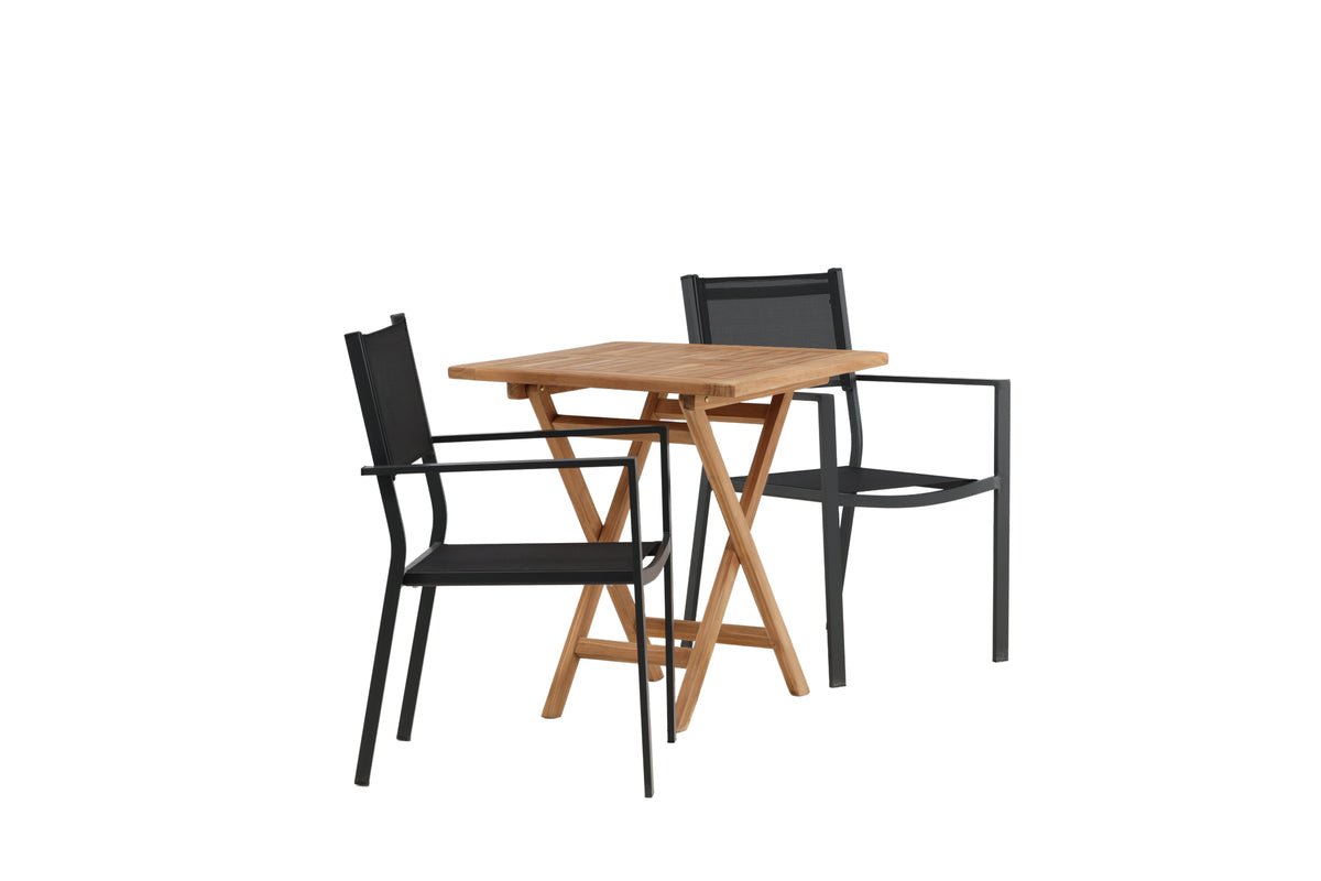 Garten Cafegruppe Irish – 3-teiliges Gartenmöbel-Set 70x70 cm