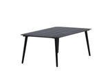 Garten Couchtisch Rhodos - Aus schwarzem Aluminium