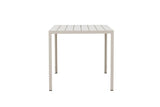 Garten Esstisch Siena - 140x80 cm aus Aluminium und Polywood in Beige oder Schwarz