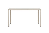 Garten Esstisch Siena - 140x80 cm aus Aluminium und Polywood in Beige oder Schwarz