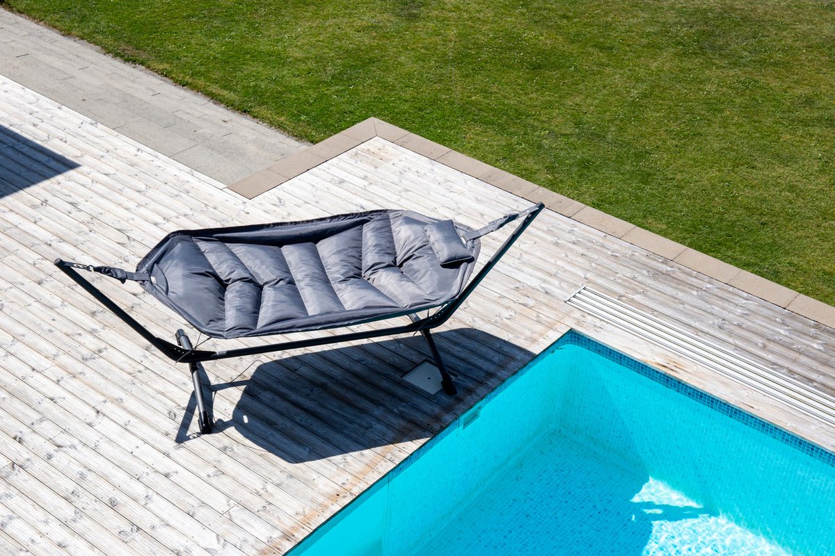 Garten Hängematte Sylva - für Garten & Terrasse in Schwarz